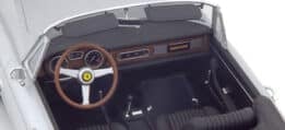 kk scale - 1:18 ferrari 275 gts pininfarina spyder 1964 silver with spoke wheeks ltd edn 500