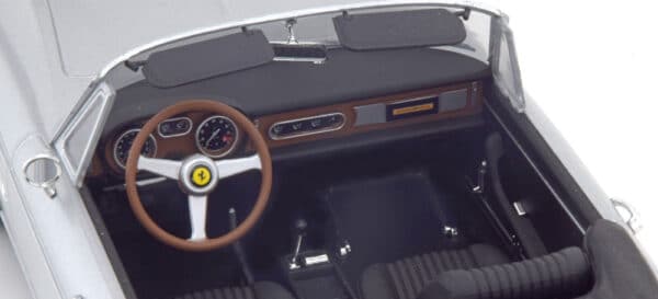 kk scale - 1:18 ferrari 275 gts pininfarina spyder 1964 silver with spoke wheeks ltd edn 500