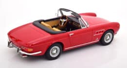 kk scale - 1:18 ferrari 275 gts pininfarina spyder red red/beige interior 1964