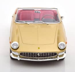 kk scale - 1:18 ferrari 275 gts pininfarina spyder gold metallic 1964