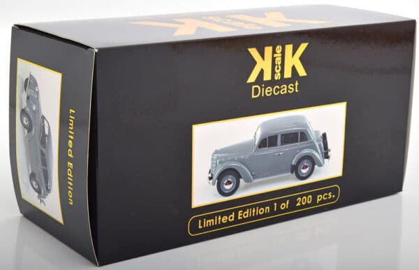 kk scale - 1:18 moskwitsch 400 1946 grey