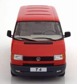 kk scale - 1:18 vw bus t4 caravelle 1992 red limited edition 750 pcs.