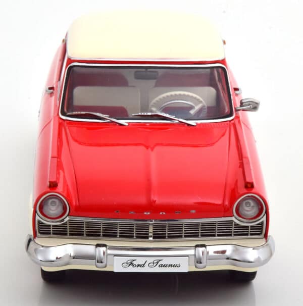 kk scale - 1:18 ford taunus 17m p2 1957 red/white