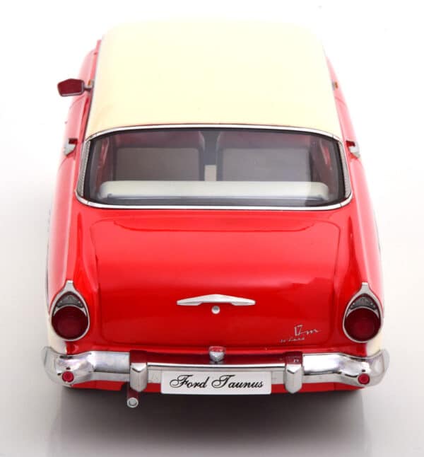 kk scale - 1:18 ford taunus 17m p2 1957 red/white