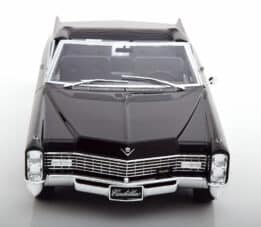 kk scale - 1:18 cadillac deville convertible 1968 black