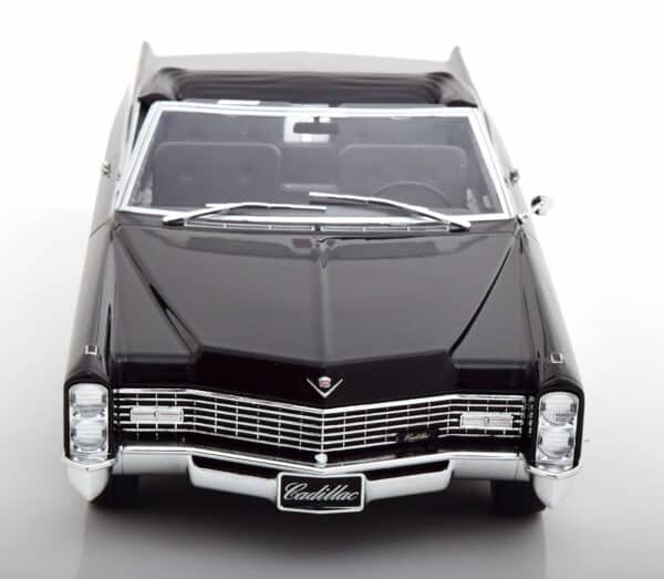 kk scale - 1:18 cadillac deville convertible 1968 black