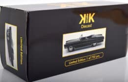 kk scale - 1:18 cadillac deville convertible 1968 black