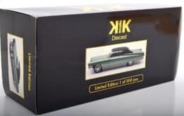 kk scale - 1:18 cadillac deville softtop 1968 green metallic