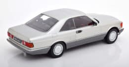 kk scale - 1:18 mercedes 560 sec c126  silver