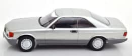 kk scale - 1:18 mercedes 560 sec c126  silver
