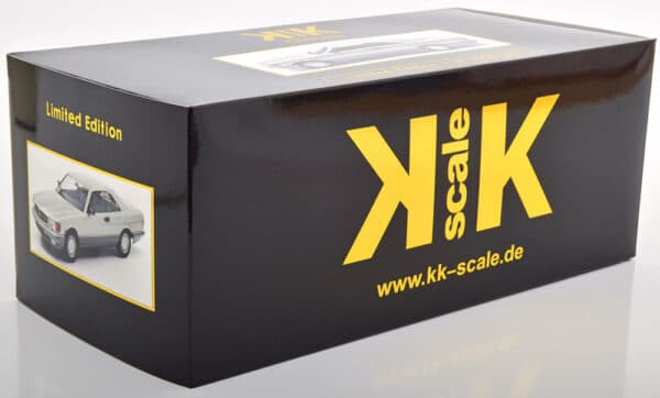 kk scale - 1:18 mercedes 560 sec c126  silver