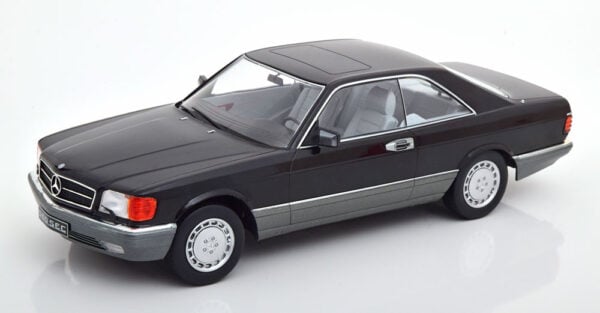 KKDC180334 Mercedes 560 SEC 1:18 scale diecast model car black