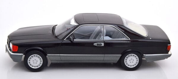 KKDC180334 Mercedes 560 SEC 1:18 scale diecast model car black