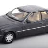 kk scale - 1:18 mercedes 600 sec c140 1992 anthrasite