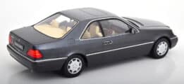 kk scale - 1:18 mercedes 600 sec c140 1992 anthrasite