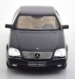 kk scale - 1:18 mercedes 600 sec c140 1992 anthrasite
