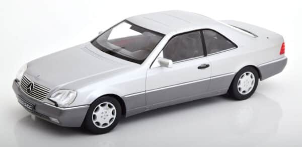 kk scale - 1:18 mercedes 600 sec c140 1992 silver
