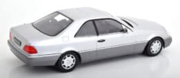 kk scale - 1:18 mercedes 600 sec c140 1992 silver