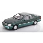 KK Scale - 1:18 Mercedes 600 SEC C140 1992 Green Metallic