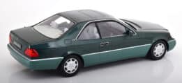 kk scale - 1:18 mercedes 600 sec c140 1992 green metallic