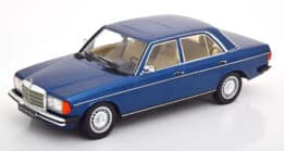 kk scale - 1:18 mercedes 280e w123 1977 dark blue metallic