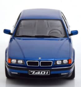 kk scale - 1:18 bmw 740i e38 1.series 1994 blue metallic