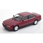 KK Scale - 1:18 BMW 740i E38 1 Series 1994 Dark Red Metallic