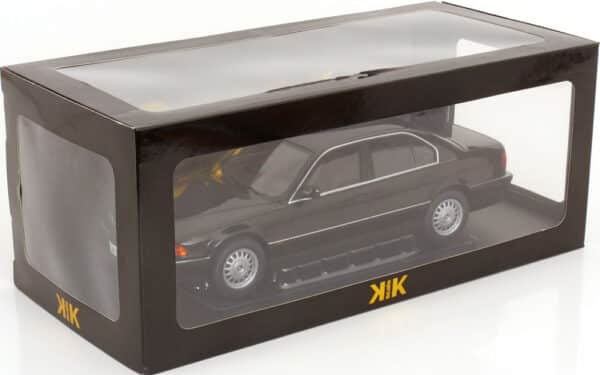 KK Scale - 1:18 BMW 740i (E38) Black Metallic 1994 - Diecast Model