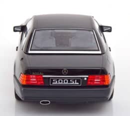 kk scale - 1:18 mercedes 500sl r129 1993 black metallic