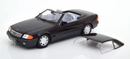 kk scale - 1:18 mercedes 500sl r129 1993 black metallic