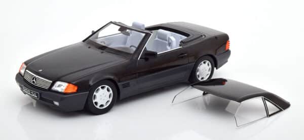 kk scale - 1:18 mercedes 500sl r129 1993 black metallic