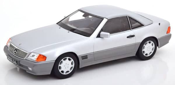 kk scale - 1:18 mercedes 500sl r129 1993 silver