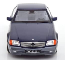 kk scale - 1:18 mercedes 500sl r129 1993 blue metallic