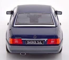 kk scale - 1:18 mercedes 500sl r129 1993 blue metallic
