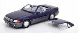 kk scale - 1:18 mercedes 500sl r129 1993 blue metallic