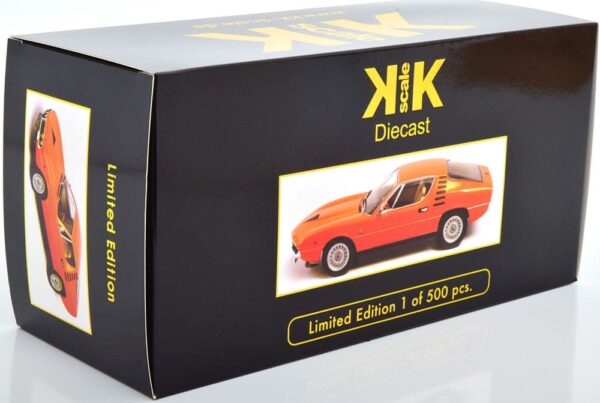 KK Scale - 1:18 Alfa Romeo Montreal 1970 Orange/Beige Interior 11 kk scale - 1:18 alfa romeo montreal 1970 orange/beige interior