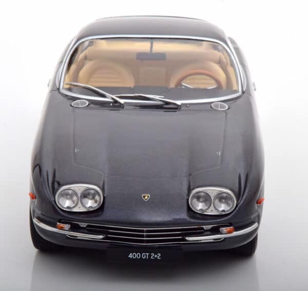 kk scale - 1:18 lamborghini 400 gt 2+2 1965 anthracite