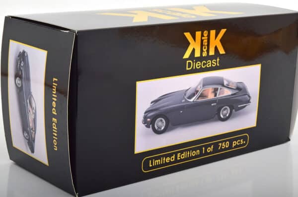 kk scale - 1:18 lamborghini 400 gt 2+2 1965 anthracite