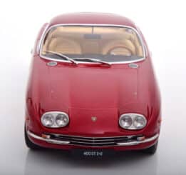 kk scale - 1:18 lamborghini 400 gt 2+2 1965 red metallic