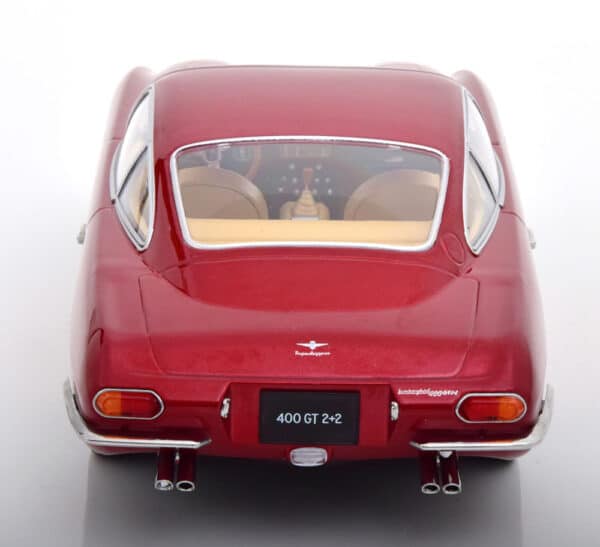 kk scale - 1:18 lamborghini 400 gt 2+2 1965 red metallic