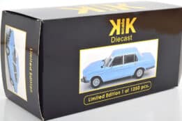 kk scale - 1:18 bmw 3.0s e3 2 series 1971 light blue metallic