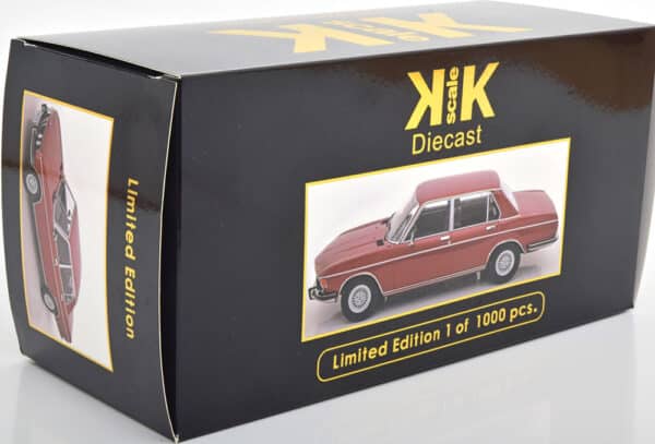 kk scale - 1:18 bmw 3.0s e3 2 series 1971 red brown metallic