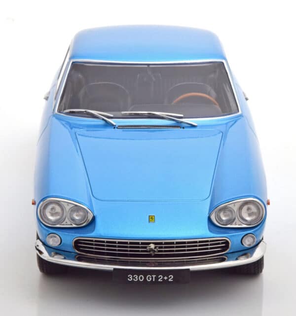 kk scale - 1:18 ferrari 330 gt 2+2 1964 light blue metallic