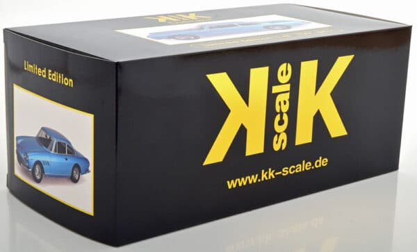kk scale - 1:18 ferrari 330 gt 2+2 1964 light blue metallic
