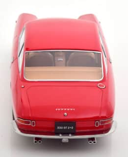 kk scale - 1:18 ferrari 330 gt 2+2 1964 red/brown interior