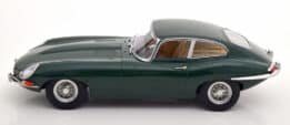 kk scale - 1:18 jaguar e-type coupe series 1 1961 british racing green rhd beige interior (500 pcs)