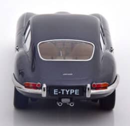 kk scale - 1:18 jaguar e-type coupe series 1 1961 grey metallic beige interior rhd (500)