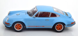 kk scale - 1:18 singer 911 coupe light blue/orange