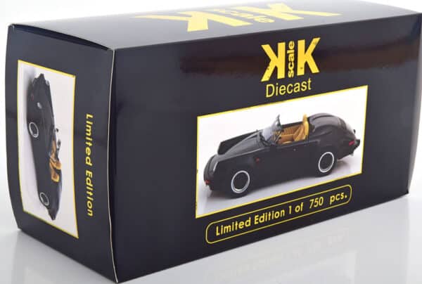 kk scale - 1:18 porsche 911 speedster 1989 black (limited edition 750 pcs)