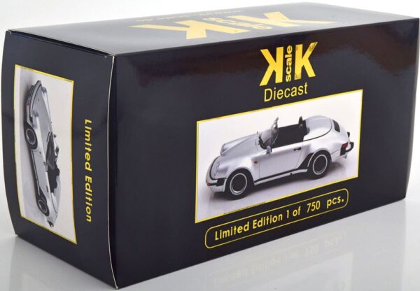 KK Scale - 1:18 Porsche 911 Speedster 1989 Silver (Limited Edition 750 pcs) 11 kk scale - 1:18 porsche 911 speedster 1989 silver (limited edition 750 pcs)